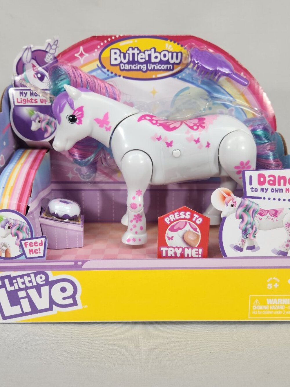 Butter Bow Dancing Unicorn New in Box Little Live Pets Lights Up Dances Music